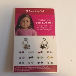 American Girl Birthstone Doll Earrings